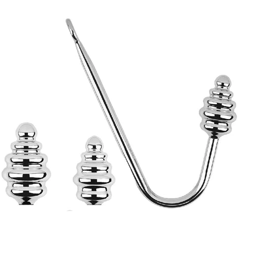 Anal Hooks Anal Set Screw-in Hook 8826 GreatBenefit Ribbed 0727